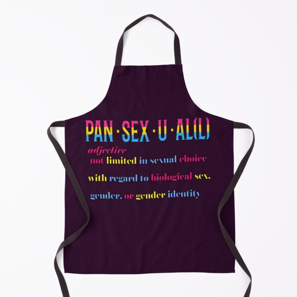 Item preview, Definition of pansexual using PAN flag colors designed and sold by SirReel.