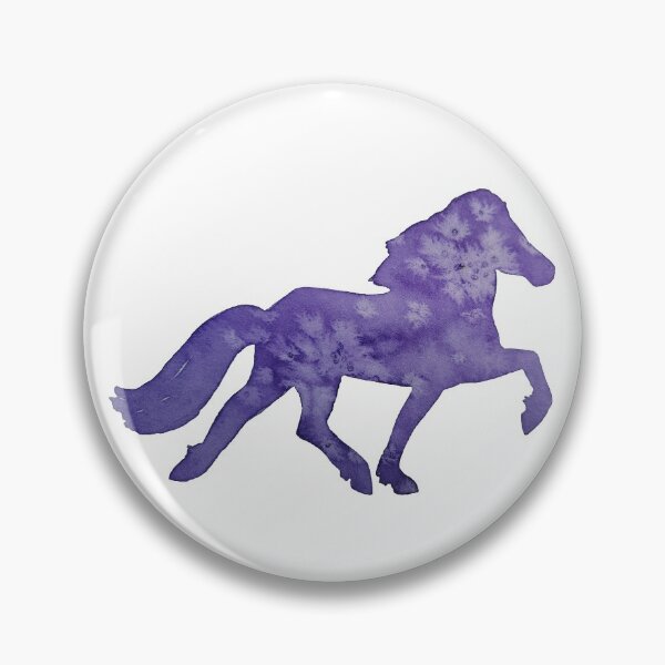 Item preview, Purplewatercolor gaited horse designed and sold by MotherOfBears.