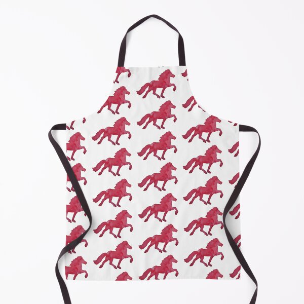 Item preview, Red watercolor gaited horse designed and sold by MotherOfBears.
