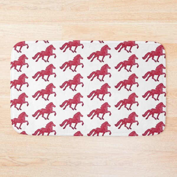 Item preview, Red watercolor gaited horse designed and sold by MotherOfBears.