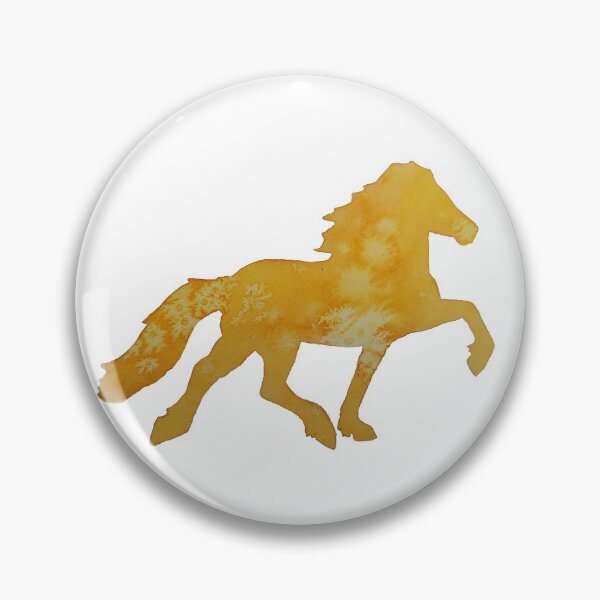 Item preview, Orange watercolor gaited horse designed and sold by MotherOfBears.