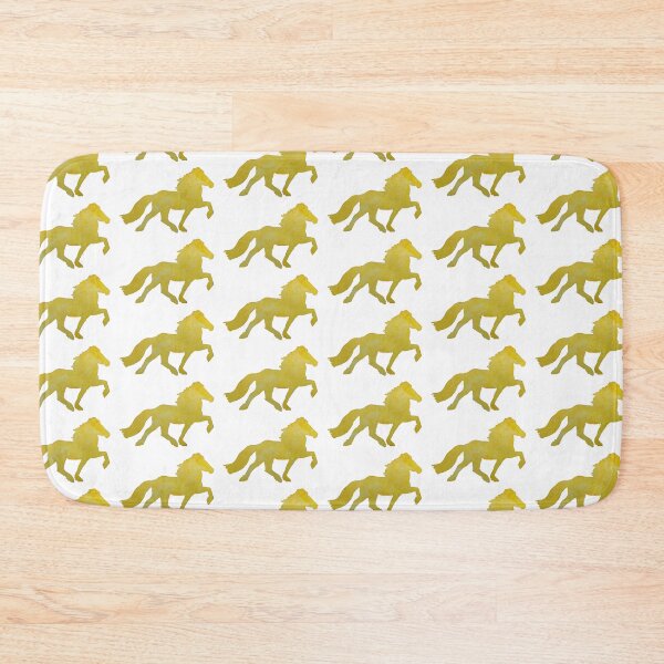 Item preview, Yellow watercolor gaited horse designed and sold by MotherOfBears.
