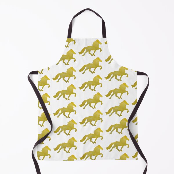 Item preview, Yellow watercolor gaited horse designed and sold by MotherOfBears.