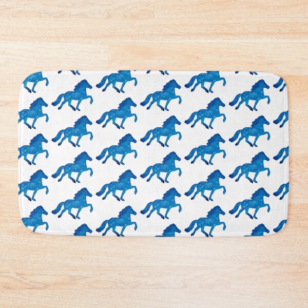 Item preview, Blue watercolor gaited horse designed and sold by MotherOfBears.