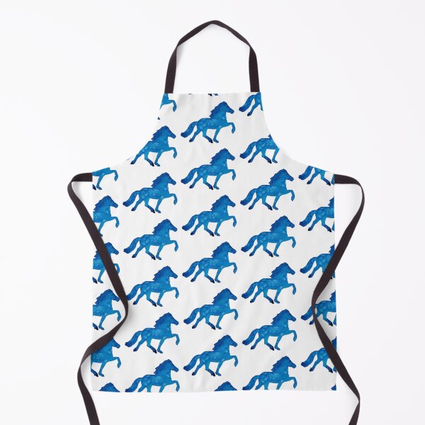 Item preview, Blue watercolor gaited horse designed and sold by MotherOfBears.