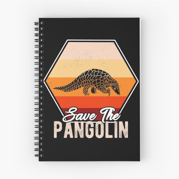 Item preview, Save The Pangolin Hexagonal Vintage Retro  designed and sold by roocky.