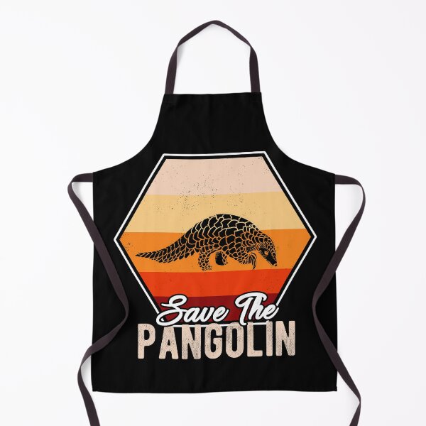 Item preview, Save The Pangolin Hexagonal Vintage Retro designed and sold by roocky.