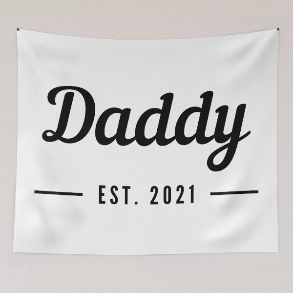 Item preview, Daddy EST. 2021. Perfect for the New Dad or Dad To Be. designed and sold by That Cheeky Tee.