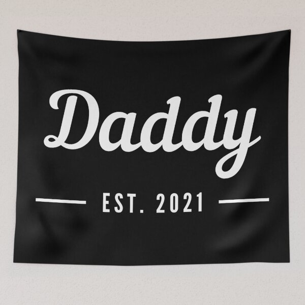 Item preview, Daddy EST. 2021. Perfect for the New Dad or Dad To Be. designed and sold by That Cheeky Tee.