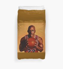 Michael Jordan painting 2 Duvet Cover