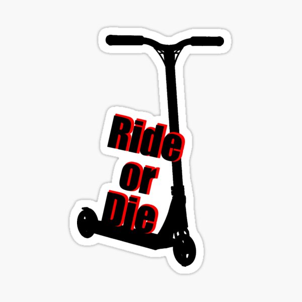 Løs Kamel indlogering Scooter Stickers for Sale | Redbubble