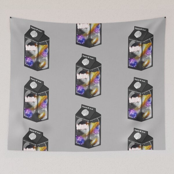 Item preview, Nonbinary Pride Milk Carton - Grey designed and sold by shahdraws.
