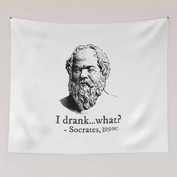 Item preview, Socrates I Drank What designed and sold by Isla Zoro.