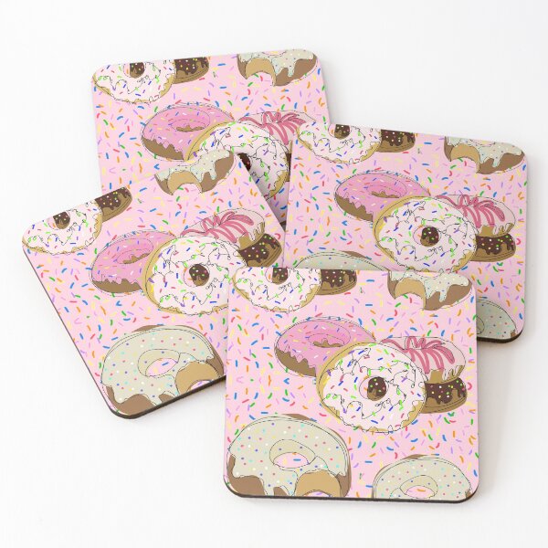 Item preview, Baby pink Donuts and sprinkles designed and sold by orangerinka.