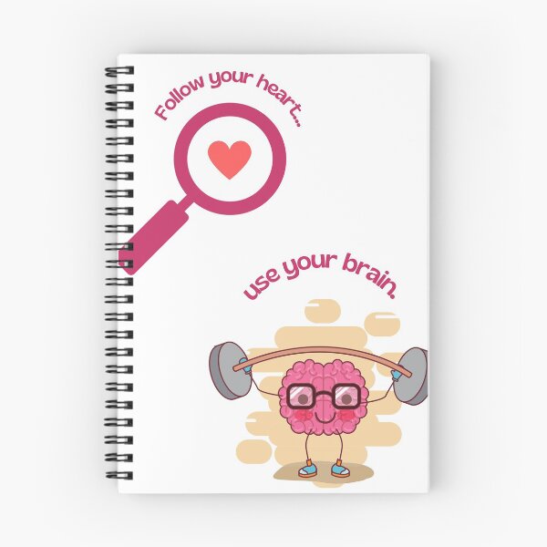Item preview, Follow your heart. Use your brain. designed and sold by Tropium-Designs.