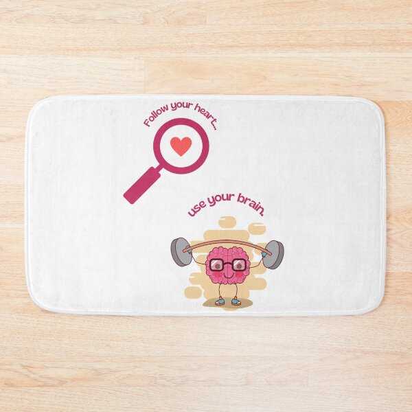 Item preview, Follow your heart. Use your brain. designed and sold by Tropium-Designs.