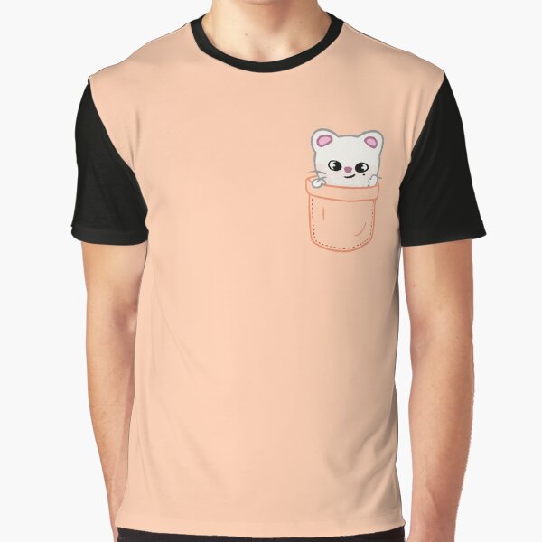Straykids Kpop Hyunjin Jiniret Pocket T-Shirts for Sale