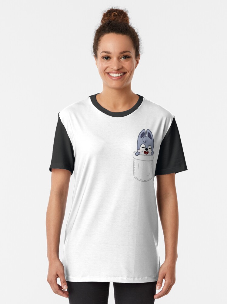 Wolf Chan SKZOO Pocket | Graphic T-Shirt