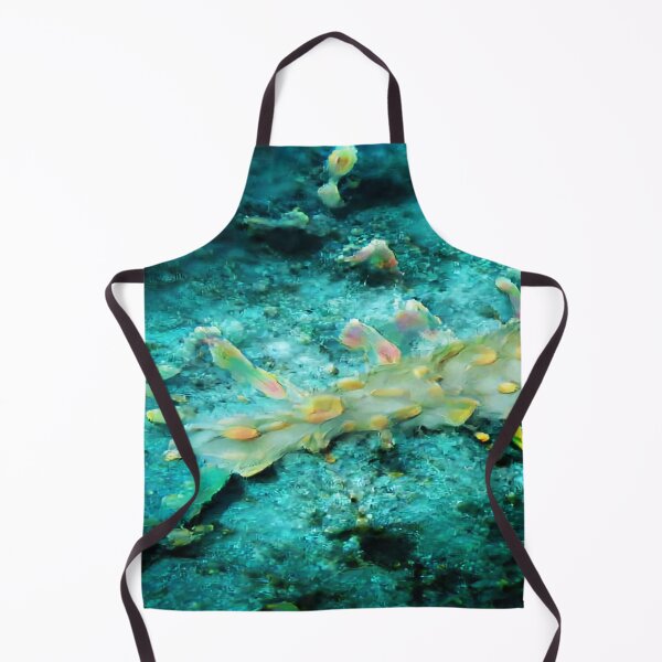Item preview, Abstract Turquoise Under The Water Sea Slug designed and sold by BioDigital-Jazz.