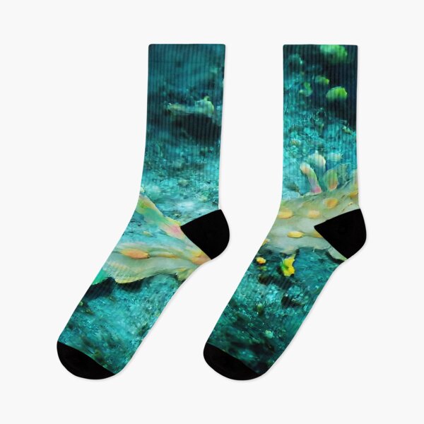 Item preview, Abstract Turquoise Under The Water Sea Slug designed and sold by BioDigital-Jazz.