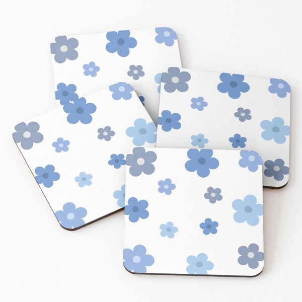Item preview, blue flowers designed and sold by foIkIore.