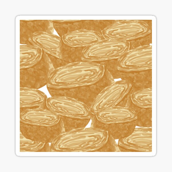 Japanese Tamagoyaki Seamless Pattern Sticker
