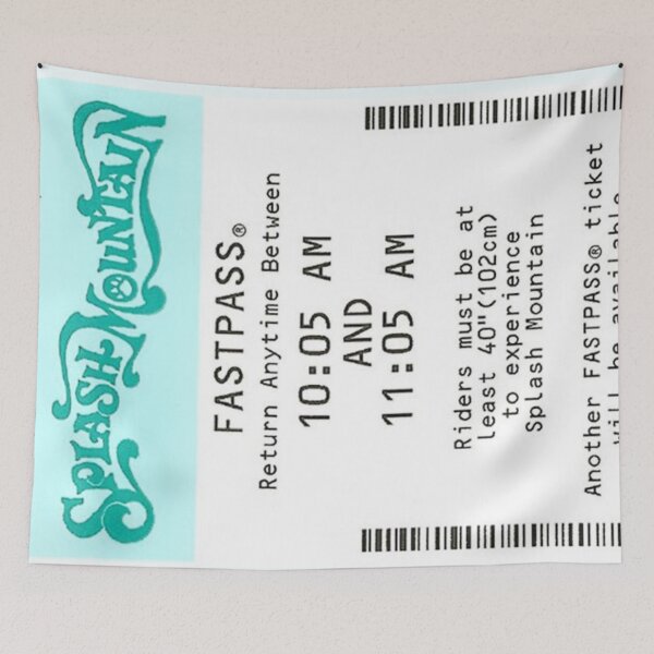 Item preview, Splash Mountain Fastpass designed and sold by Pixie Dust Dreamer.
