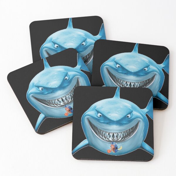 Item preview, the shark attack nemo and the fish , in blue, orange, yellow,white,black and red designed and sold by Hadier labib.