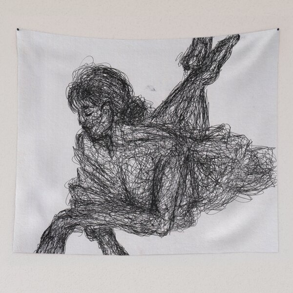 Item preview, Line Art Lady designed and sold by LataArtStudio.