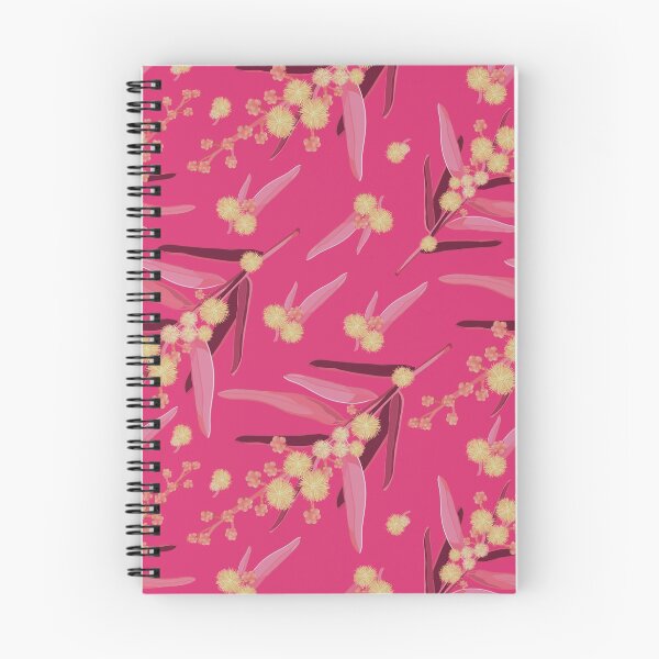 Item preview, Golden Wattle Flowers - Pink and Yellow Palette designed and sold by Sketchbook Designs.