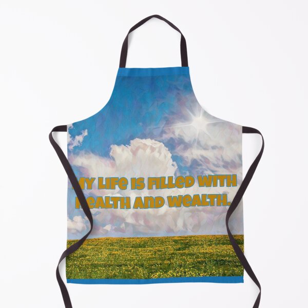 Item preview, My Life is Filled With Health and Wealth! Law of Attraction, Positive Affirmation designed and sold by iASunshine.