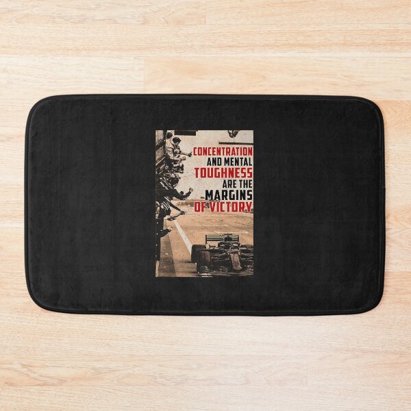 Item preview, Car Racing F1 Concentration And Mental Toughness Are Margins Of Victory Poster designed and sold by barbaraschumach.