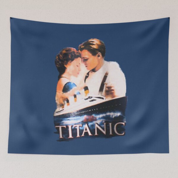 Artikelvorschau, 1998 Offizielle Titanic, Leonardo Di Caprio Vintage, Kate Winslet, Offizielles Titanic-Filmhemd, Bildschirmstars entworfen und verkauft von VenusTeeShirt.