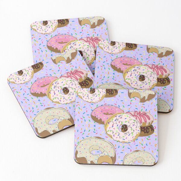 Item preview, Periwinkle blue Donuts and sprinkles designed and sold by orangerinka.