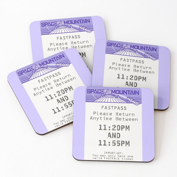 Item preview, Space Mountain Fastpass designed and sold by Pixie Dust Dreamer.
