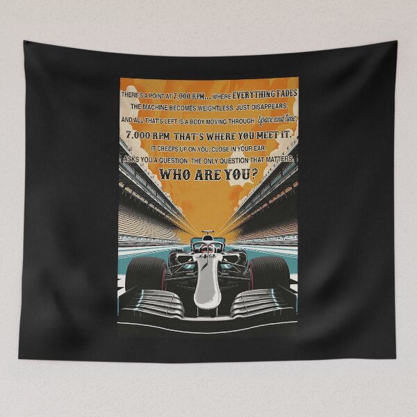 Item preview, Car Racing There's A Point At 7000 RPM Orange Poster designed and sold by barbaraschumach.