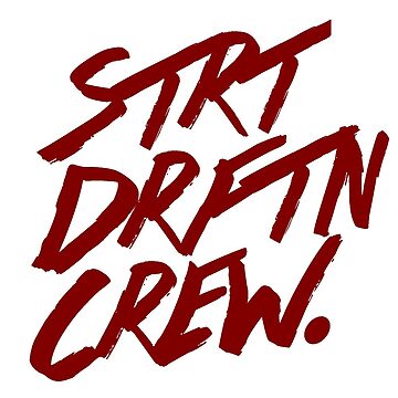 Artwork thumbnail, STRTDRFTNCREW. Sticker by ZenkiMafaka