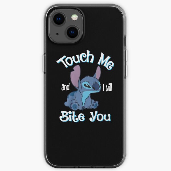 Stitch And Lilo T-ShirtStitch Touch Me And I Will Bite You iPhone Soft Case