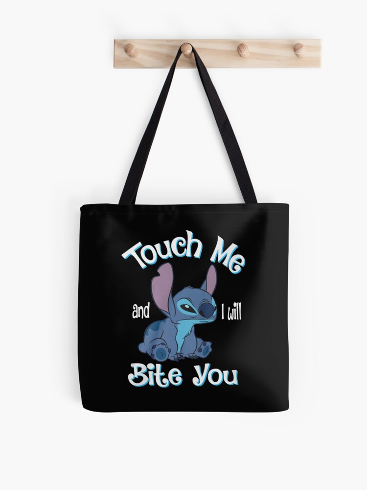 Stitch And Lilo T-ShirtStitch Touch Me And I Will Bite You Apron for Sale  by OmeTubo