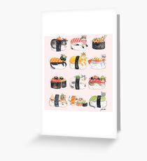 Nekozushi Greeting Card