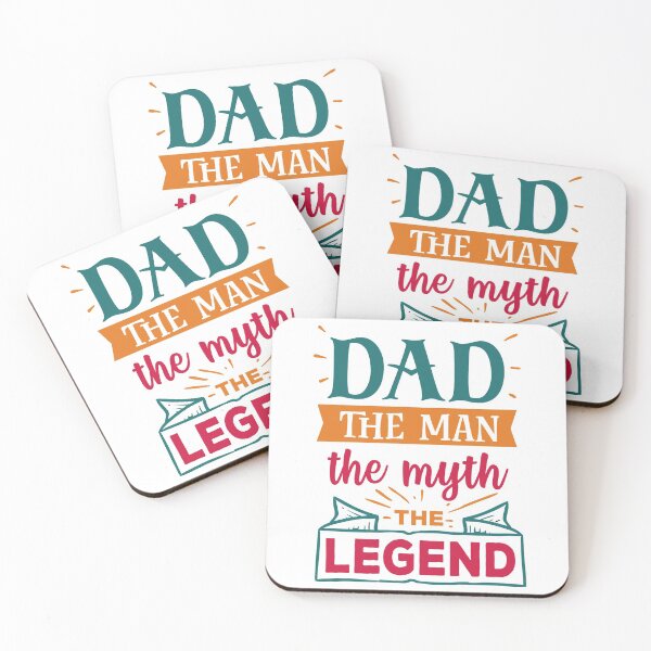 Item preview, dad the man the myth the legend proud dad funny fathers day designed and sold by GoodyLeo.