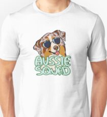 AUSSIE SQUAD (red merle) Unisex T-Shirt