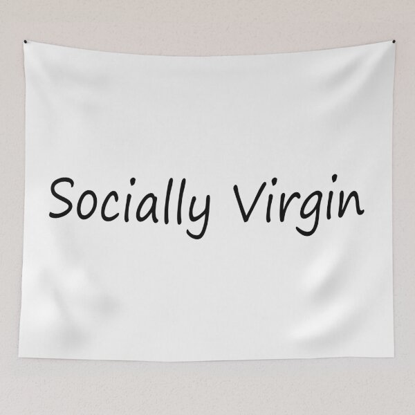 Item preview, Socially Virgin designed and sold by UkashaLive.