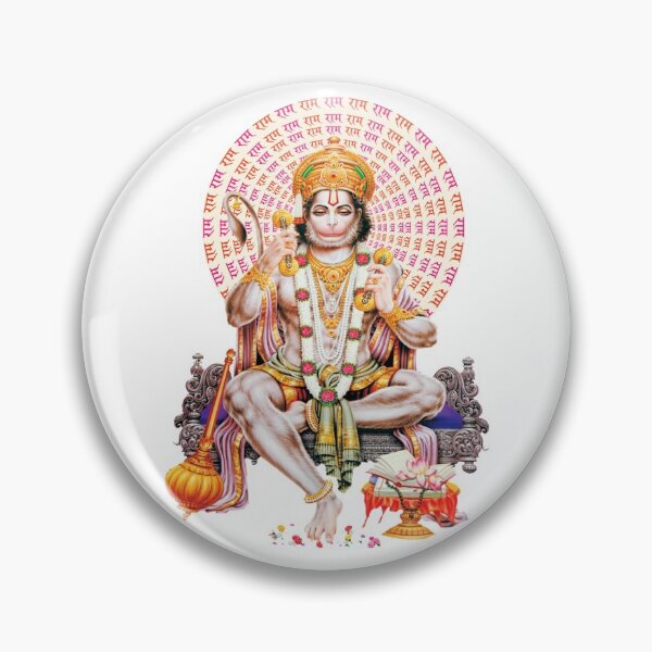 Item preview, Lord Hanuman ji chanting Ram Naam - Jai Shree Ram. designed and sold by aruvanita.