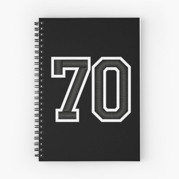 Item preview, 70 Black Jersey Sports Number seventy Football 70 designed and sold by elhefe.