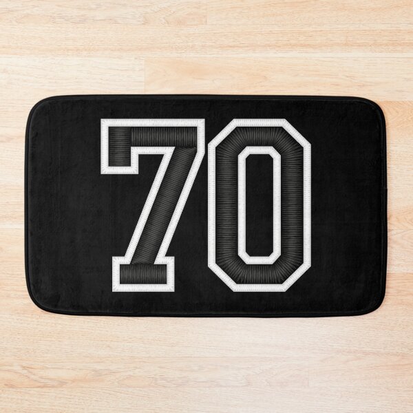 Item preview, 70 Black Jersey Sports Number seventy Football 70 designed and sold by elhefe.