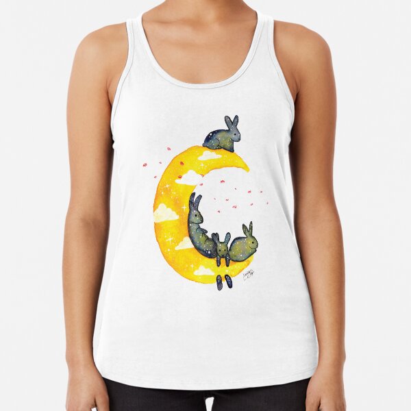 Hanging on the Moon Racerback Tank Top