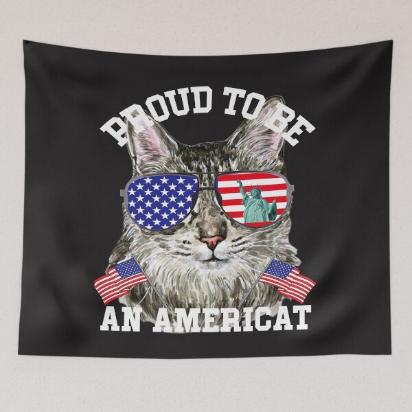 Item preview,  cat proud to be an americat designed and sold by RobBengi24.