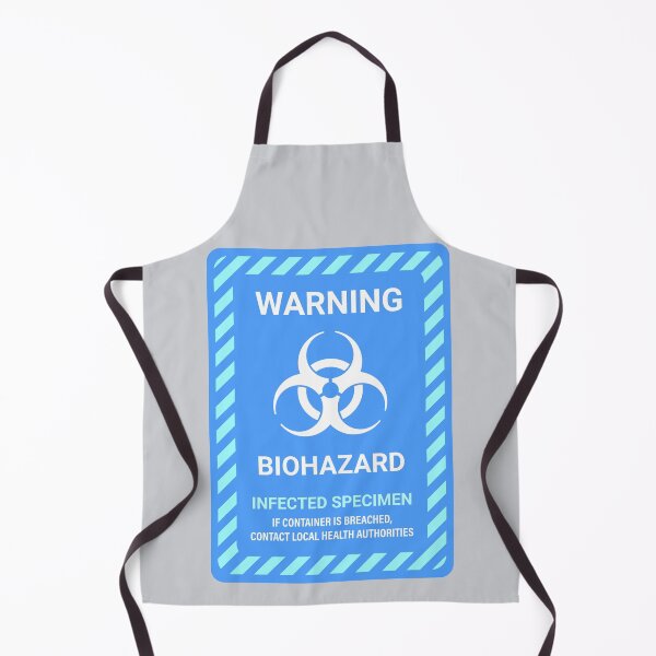 Item preview, Warning: Biohazard, Infected Specimen - Blue Sign designed and sold by Chubuter.