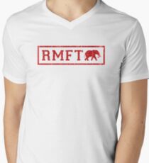 Vintage RMFT - light Men's V-Neck T-Shirt